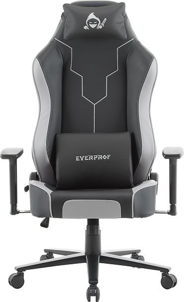 Геймерское кресло Everprof Rapid Экокожа Серый - Вид 2
