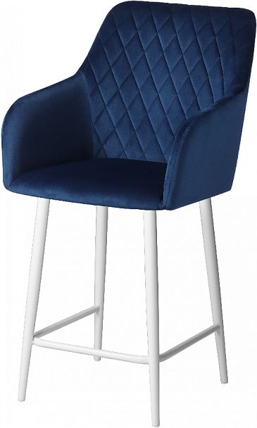 Комплект полубарных поворотных кресел Барли К, Confetti blue/белый, 3 шт. - Вид 2