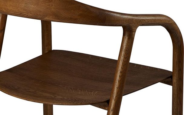 Кресло деревянное из массива дуба Соул Дуб темный - Вид 10