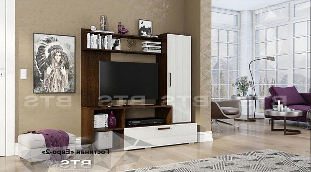 Гостиная "Евро-2" венге/лоредо - Вид 1