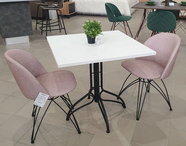 Столешница Sheffilton SHT-ТT 80/80  ЛДСП белый - Вид 8