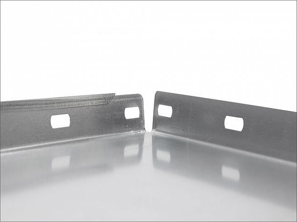 Стеллаж ES 150KD/75Х30/4 оцинкованный - Вид 8