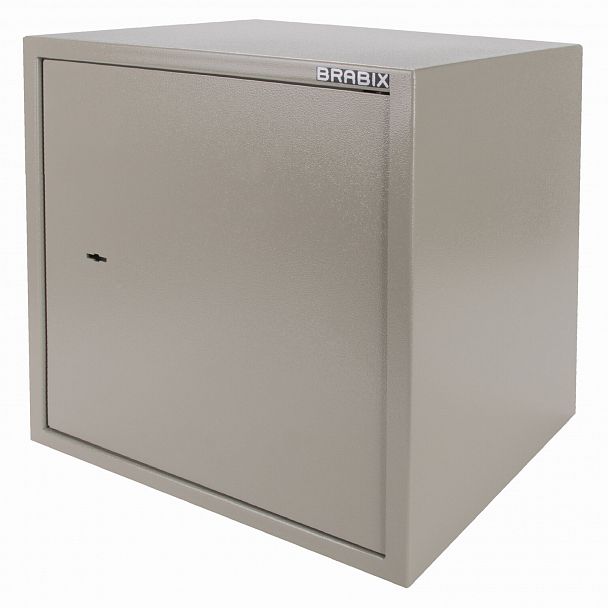 Сейф мебельный BRABIX "D-40m", 400х400х366 мм, 13 кг, ключевой замок, крепление к стене, 291164 - Вид 5