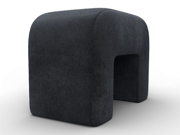 Пуф 008 Велюр серый - Вид 3