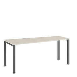 Стол трапеция левый Tess 180x80x75 дуб шамони светлый - Фото предпросмотра