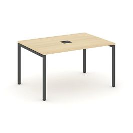 Стайл Проджект Стол переговорный SN-4P.SPRG-001 Акация Лорка/Металл Антрацит 980*980*750 - Фото предпросмотра