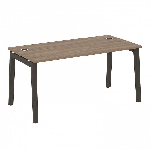 Стол рабочий руководителя "Onix wood direct" OW.SRR-4.8 дуб аризона/дуб темный - Вид 1