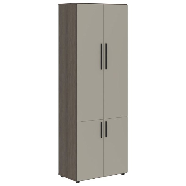 Шкаф высокий широкий VHCS 80.3 Аметист/Дуб Сильвер 800х430х2253 VELION - Вид 1