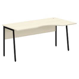 Стол прямой СА-1P(R) Клен*/Черный 1600х900х755 IMAGO PLUS - Фото предпросмотра