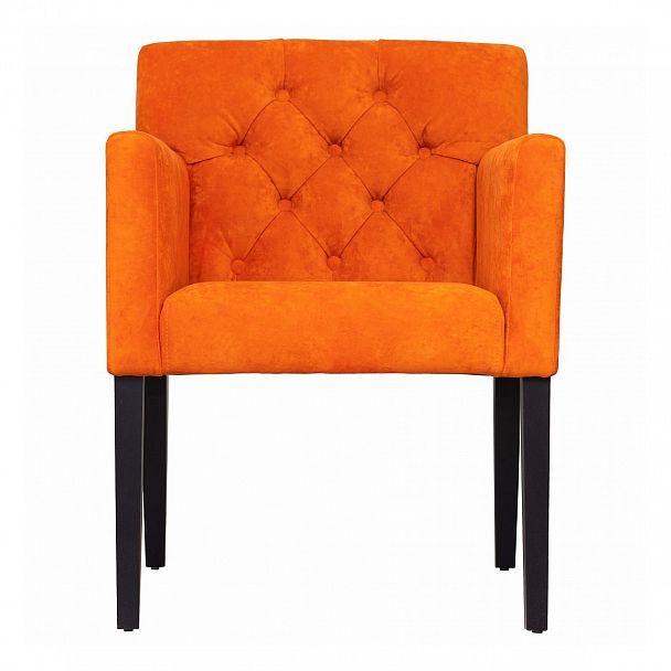 Кресло Денди с английской утяжкой, оранжевый - Вид 4