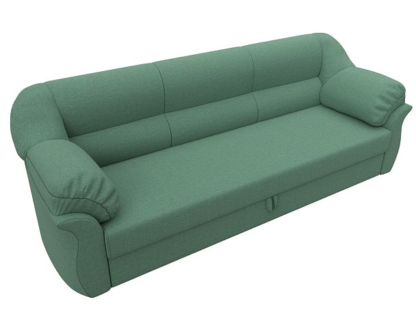 Диван прямой Карнелла Рогожка зеленый - Вид 5