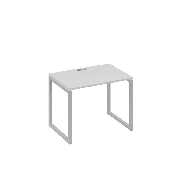 Стол письменный на металлокаркасе QUATTRO A4 А4 Б4 012 БП серый / металлокаркас серый - Вид 1