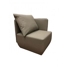 (ford-ksp1a) Кресельная секция Фьорд с одним подлокотником модуль А - Фото предпросмотра