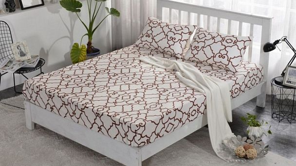 Простынь на резинке (160x200 см) PCT-R-301 - Вид 1