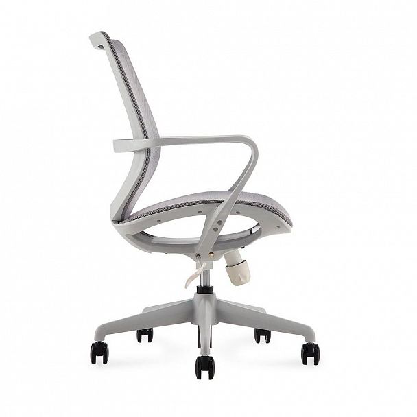 Кресло Гэлакси gray LB / серый пластик / серая сетка / серая сетка - Вид 3