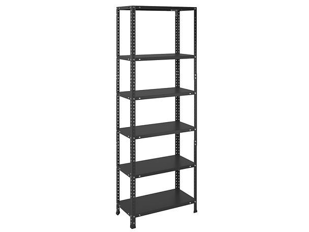 Стеллаж ES 170KD/60x30/6 Black - Вид 1