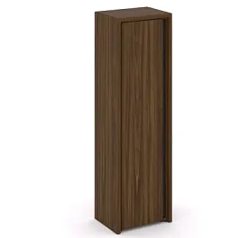 CORNER COR.SU-1.9 (L) Шкаф высокий узкий левый (высокий фасад ЛДСП) Corner кабинет руководителя  графит - Фото предпросмотра