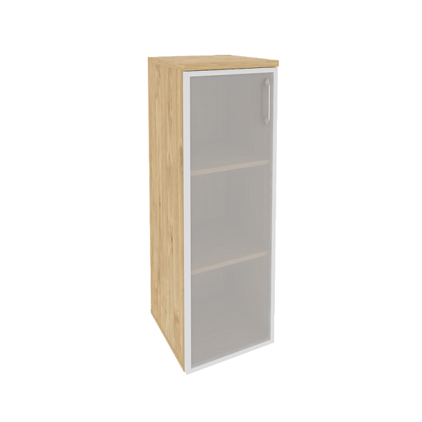 Onix Шкаф средний узкий левый O.SU-2.4 R (L) Тиквуд светлый 400*420*1207 - Вид 1