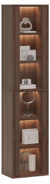 Шкаф-витрина Домино СУ(ш1в2)+2ФС Шамони - Вид 2