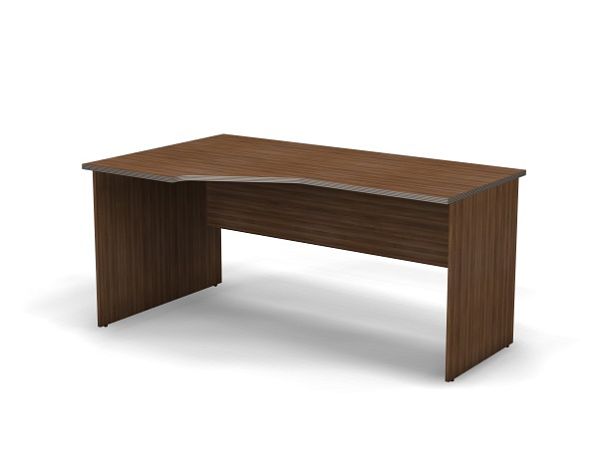 SMART/СМАРТ RS002-158Х95 Стол эргономичный левый 1580х950х737 Дуб Катания - Вид 1