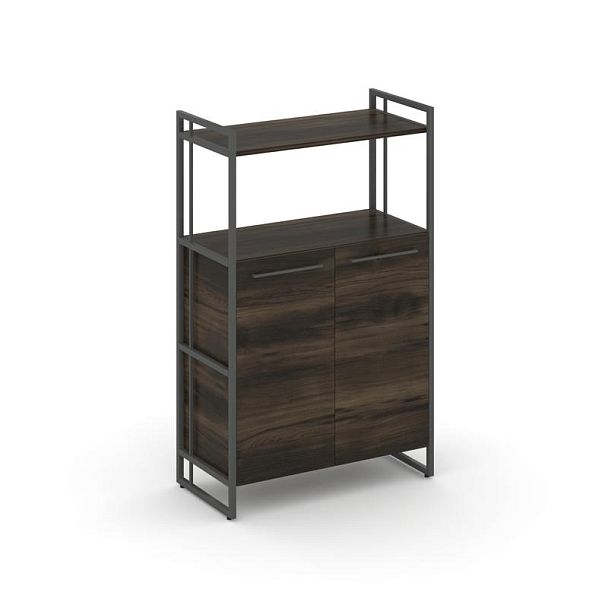 Rift Шкаф 3 ниши широкий RF.SS-32 Дуб Мали/Металл Антрацит 798*396*1286 - Вид 1