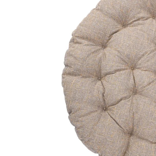 Кресло-качалка Папасан/Papasan (W 23/01 B) /с подушкой/Antique brown (античный черно-коричневый) - Вид 13