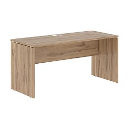 Стол прямой EDST 1567 Дуб Денвер светлый/Белый 1560х670х750 EDIS - Фото предпросмотра