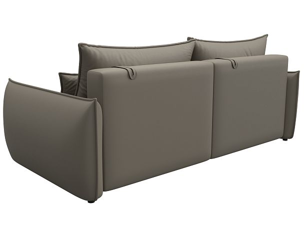 Диван прямой Лига-051 НПБ Экокожа бежевый - Вид 5