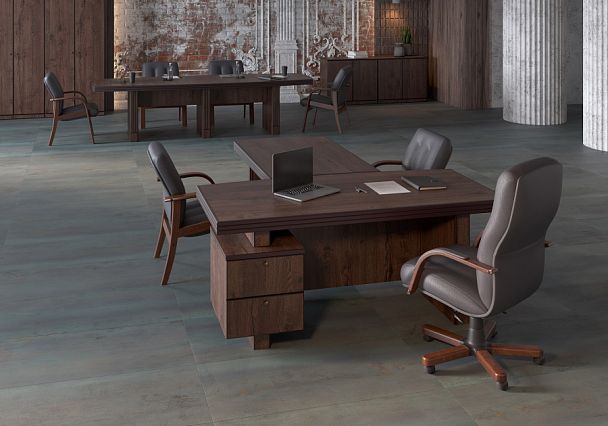 Стол письменный Capital 220x100x77 дуб апрельский - Вид 6