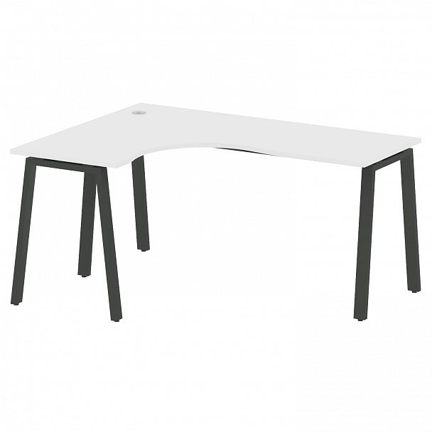 Стол "Metal System" БА.СА-4 белый/антрацит - Вид 2