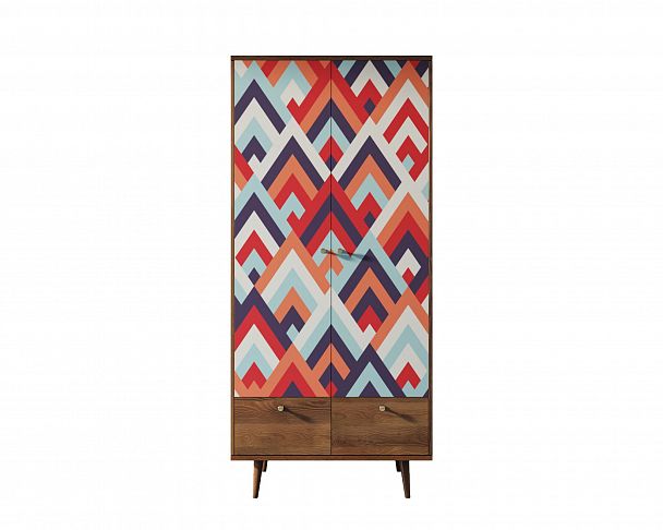 Шкаф двухстворчатый "Berber" принт 2 - Вид 4