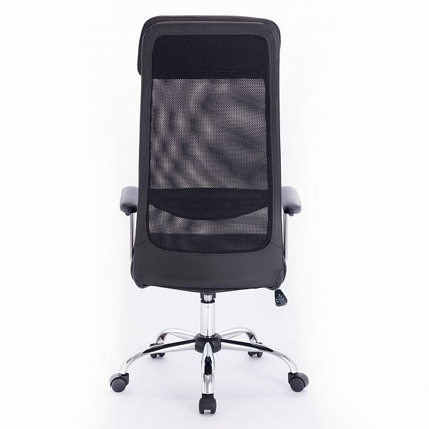 Кресло офисное BRABIX "Flight EX-540", хром, ткань TW, сетка, черное, 532515 - Вид 5