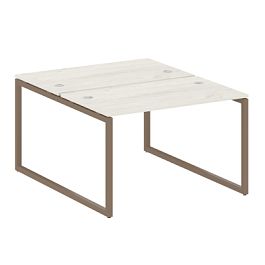 Metal System Quattro Р. ст. на О-образном м/к 40БО.РАС-СП-2.2 Дуб наварра/Мокко металл 1200*1475*750 - Фото предпросмотра