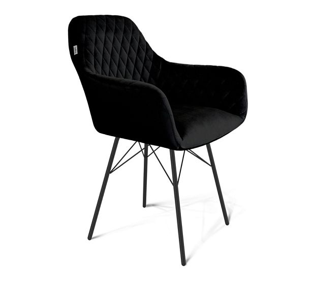 Стул Sheffilton SHT-ST38/S64 ночное затмение/чёрный муар - Вид 1