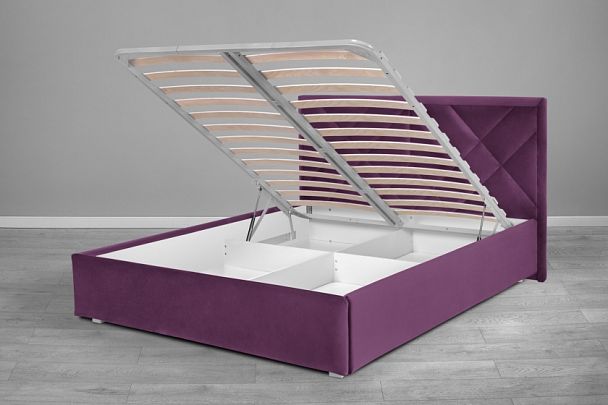 Кровать «Сидней 2» 140 темно-розовая - Вид 3