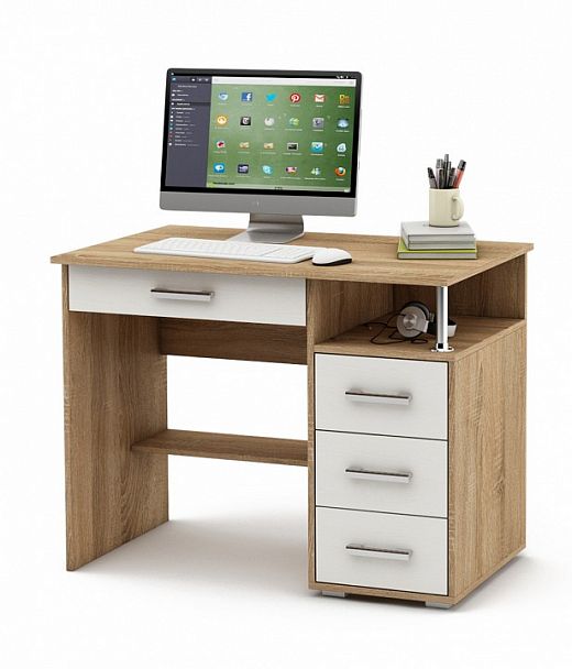 Стол письменный Амбер-3Я - Вид 1