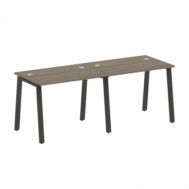 Рабочая станция "Metal System" БА.СМ-2.1 вяз/антрацит - Вид 1