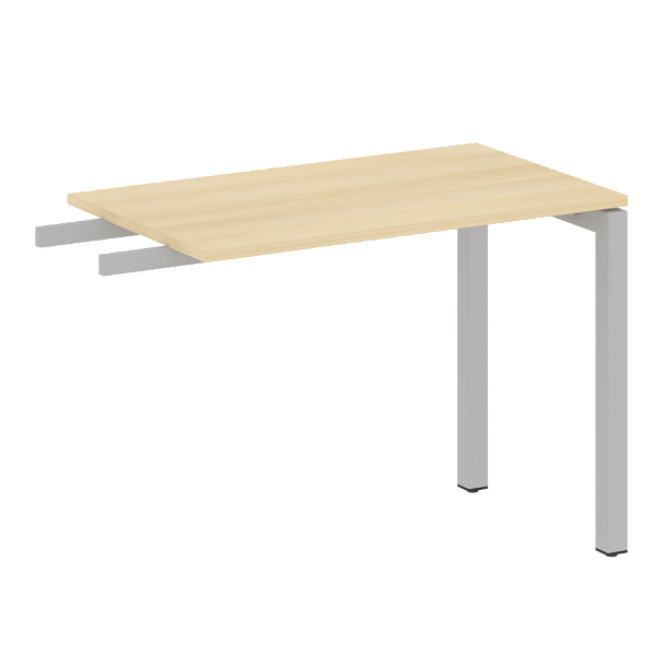 Metal System Quattro Приставной элемент на П-образном м/к 50БП.ПР-3 Акация/Серый металл 1000*600*750 - Вид 1