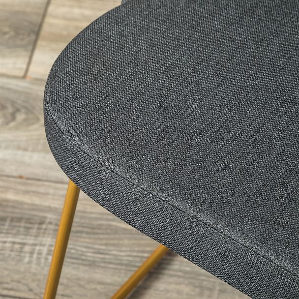 Стул Lars тёмно-серый/Линк золото - Вид 11