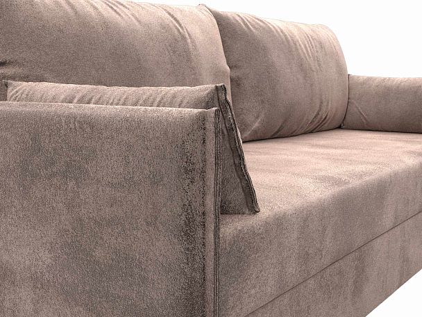 Диван прямой Сайгон Велюр бежевый - Вид 4