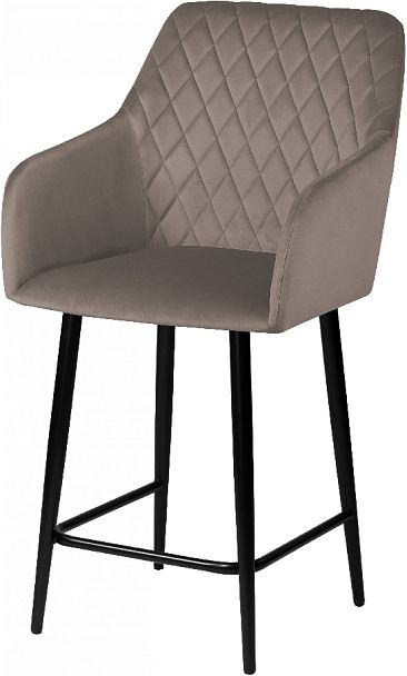 Комплект полубарных поворотных кресел Барли К, Confetti mocco/черный, 3 шт. - Вид 2