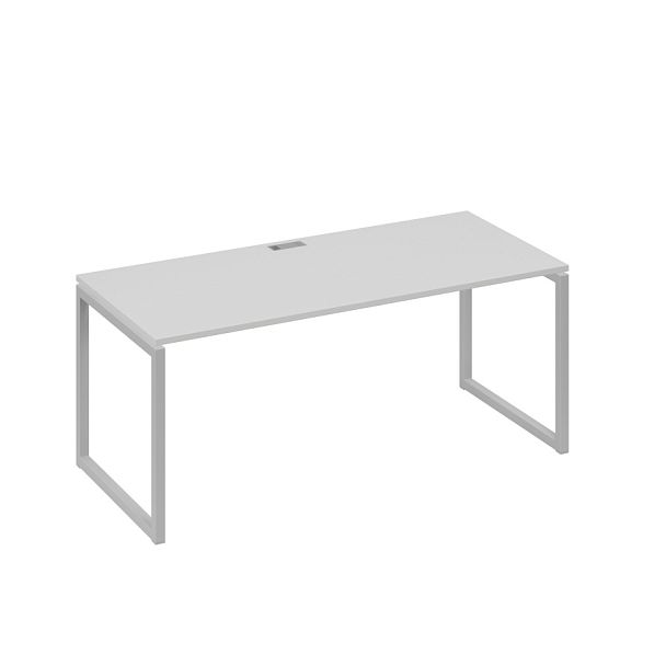 Стол письменный на металлокаркасе QUATTRO A4 А4 Б4 026 БП серый / металлокаркас серый - Вид 1