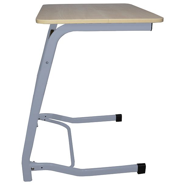 Парта Олимп, 1-местная, нерегулируемая, серый каркас, ЛДСП клён, гр.6 - Вид 4