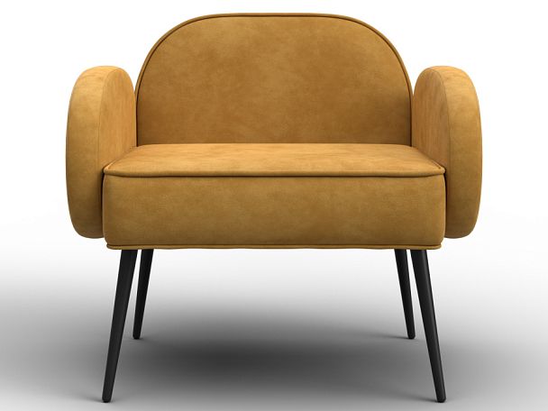 Кресло Лига-086 Велюр желтый - Вид 2