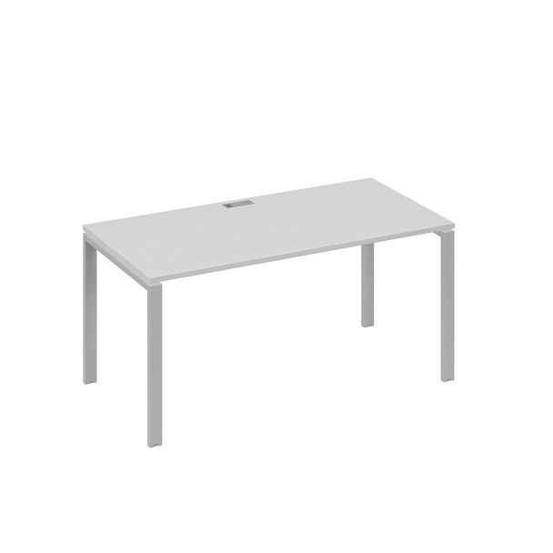 Стол письменный на металлокаркасе UNO A4 А4 Б1 025 БП серый / металлокаркас серый - Вид 1