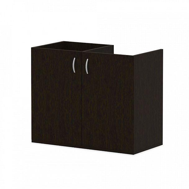 Шкаф для холодильника (необходим топ) "Лидер"  ПК-ЛДР-ШХ73Х90/35-В1-179 дуб ферраре - Вид 1