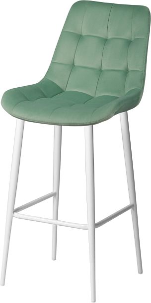 Комплект барных стульев Эйден, Confetti aquamarine/белый, 4 шт. - Вид 1