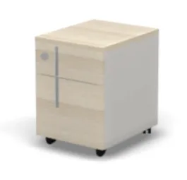 RAC021-40x50 ACCORD Тумба, 1 ящик+1 файлбокс, левая 408х500х557 Сосна Аланд/Серый камень - Фото предпросмотра