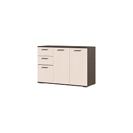 Комод К-3 венге/дуб белфорд - Фото предпросмотра