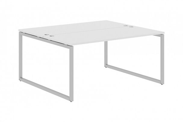 Стол "XTen-Q" XQWST 1614 белый/алюминий - Вид 1